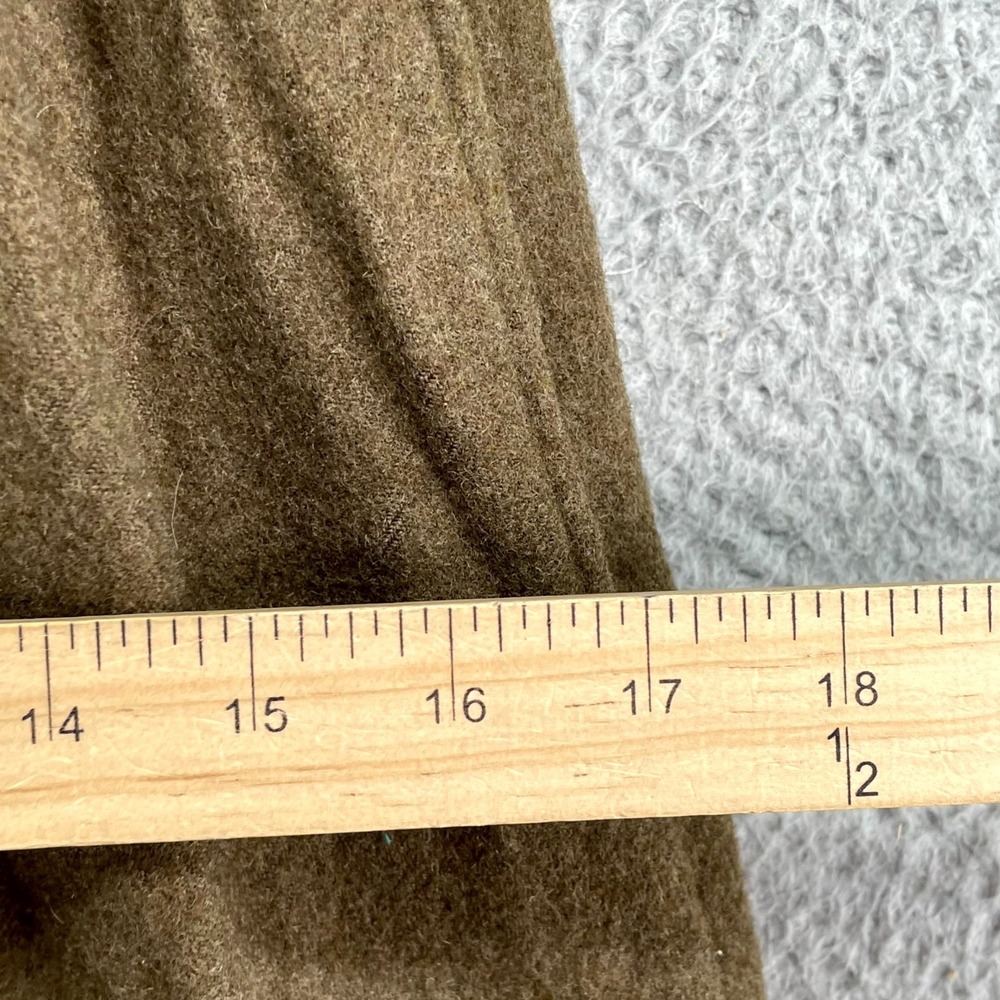 Vintage 1948 Belgian Military Field Pants Mens 27x28.5* Brown Wool Army Tactical - Picture 4 of 14